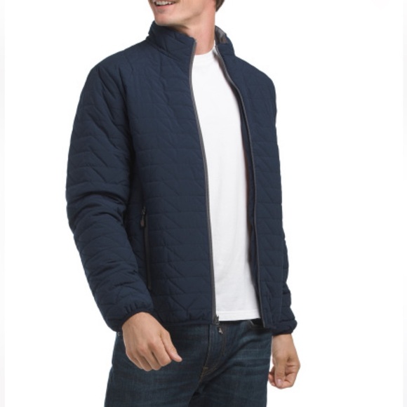 RAINFOREST Navy Quilted Jacket